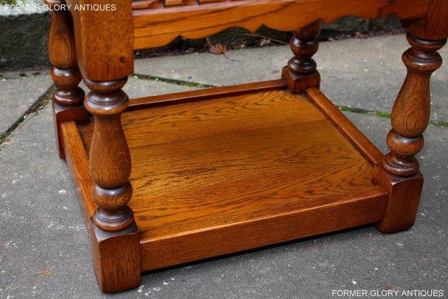 Image 26 of OLD CHARM LIGHT OAK PHONE LAMP TABLE BEDSIDE CABINET STAND