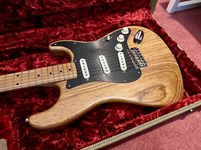 Preview of the first image of Fender Ltd Ed Roasted Ash - American Vintage 56 Stratocaster.