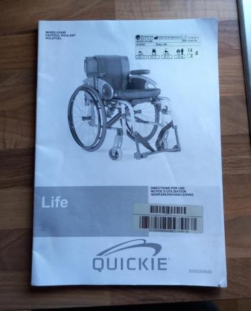 Image 1 of Quickie Life Wheelchair