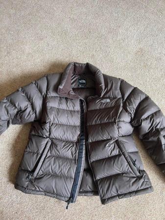 Image 1 of Brown women’s North Face coat size 14-16