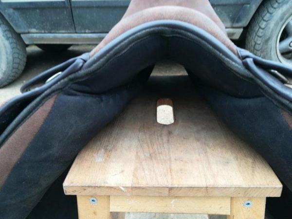 Image 1 of thorowgood synthetic griffin saddle