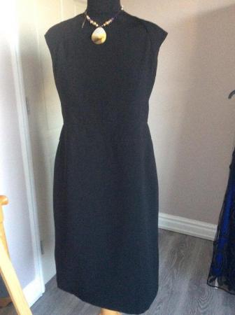 Image 2 of Marks and Spencer Smart Black Dress Size 16