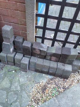 Image 2 of Grey Block Paving Kerbstones and Red & Grey Bricks - OFFERS