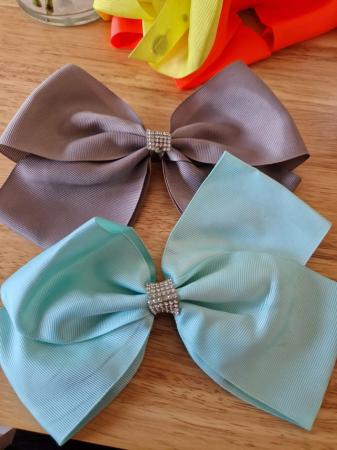 Image 1 of 7 Large hair bows for sale