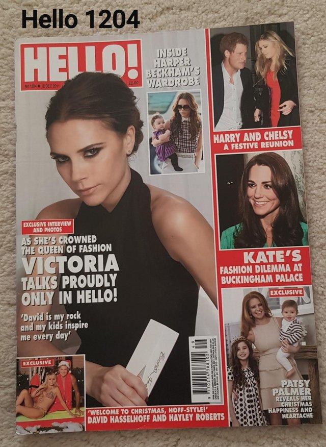 Preview of the first image of Hello Magazine 1204 - Victoria Beckham - Harper's Wardrobe.