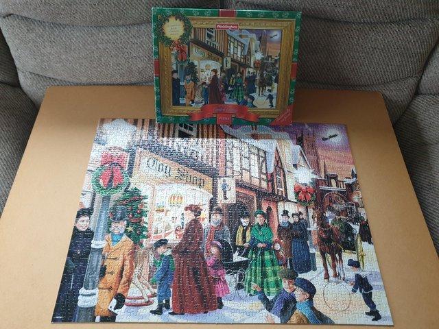 Preview of the first image of 1000 piece DELUXE JIGSAW called THE NIGHT BEFORE XMAS by WAD.