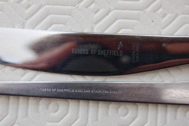 Image 7 of Viners 'Love Story' Stainless Cutlery, Very Good Condition