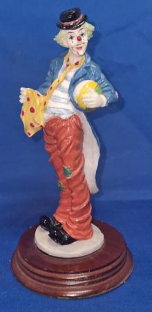 Image 1 of Figurine Circus Clown Leonardo Collection 1991 Vintage