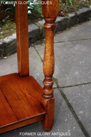 Image 65 of SOLID OAK HALL LAMP PHONE TABLE SIDEBOARD DRESSER BASE STAND