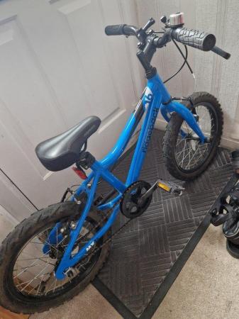 Image 1 of Kids 16"ridgeback bike blue and black