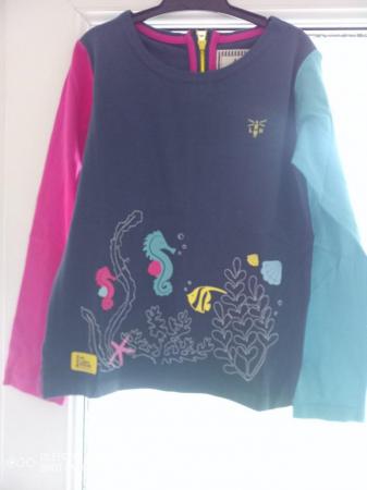 Image 1 of Lighthouse Seahorse Girls Top, age 7/8 yrs BNWT