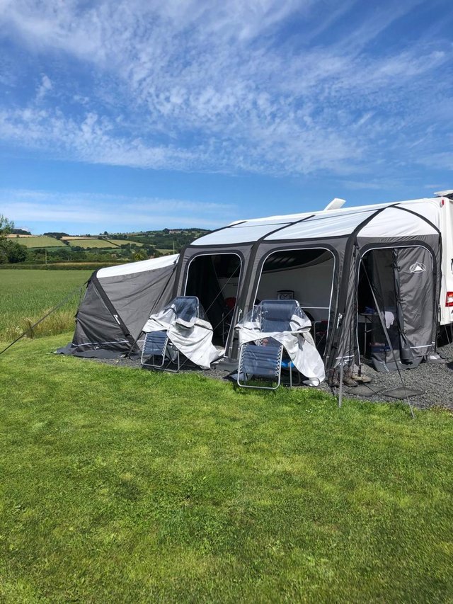 Preview of the first image of caravan air awning and annexe.