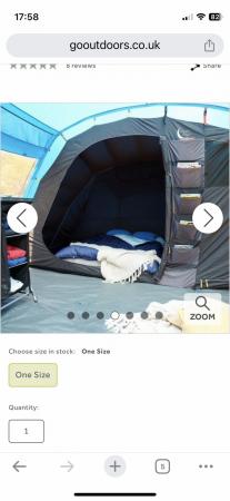 Image 2 of Hi Gear 8 man blackout bedroom tent
