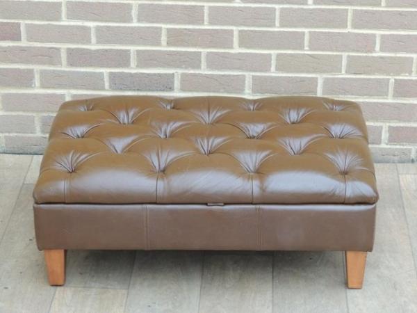 Image 1 of Marks and Spencer Chesterfield Ottoman (Delivery)