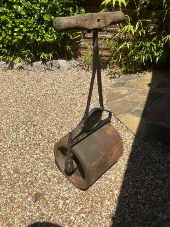 Image 3 of Antique Iron Garden Roller