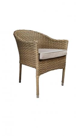 Image 1 of Darcey Rattan Stacking Chair | Darc0191