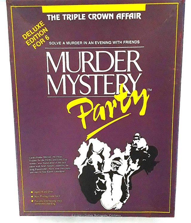 Preview of the first image of MURDER MYSTERY - TRIPLE CROWN AFFAIR.