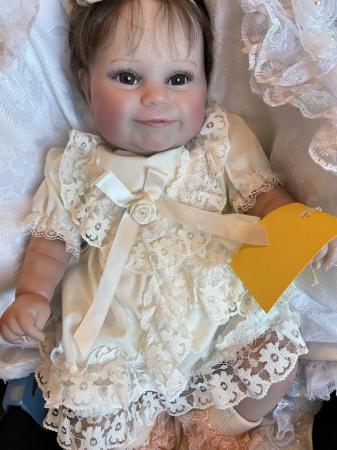 Image 2 of Cute and cuddly Chloe really sweet baby reborn doll girl