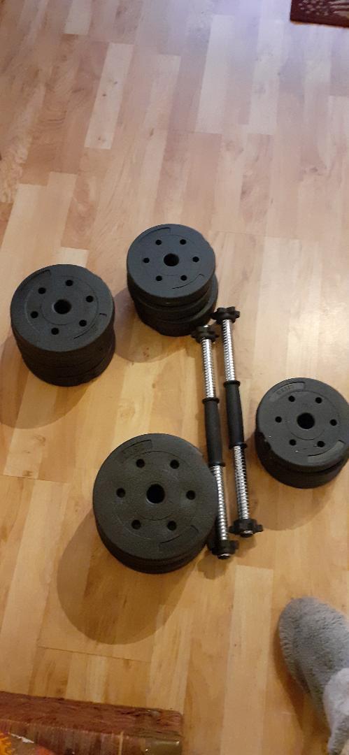Preview of the first image of Adjustable Dumbell Set - 30kg.