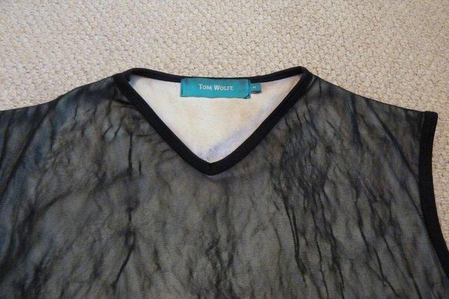 Image 3 of Men's Stylish Tom Wolfe Designer Sleeveless Clubwear Top