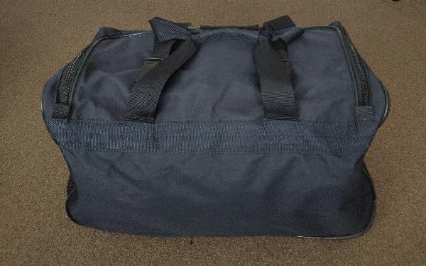 Image 2 of Lanza Navy Blue Wheeled Holdall With Retractable Handle
