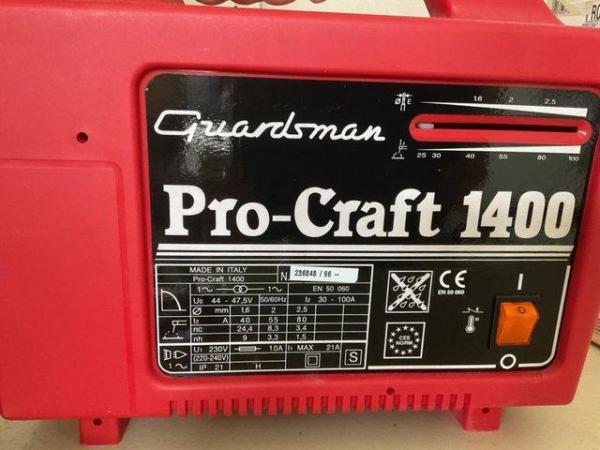 Image 2 of Guardman Pro-Craft 1400 Electric Welder