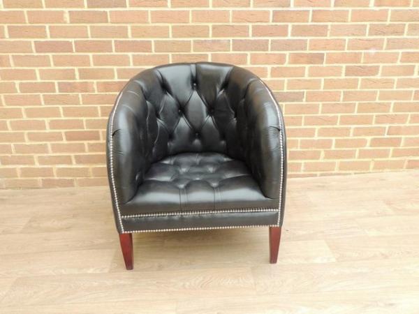 Image 1 of Burghley Distinctive Chesterfields Tub Chair (UK Delivery)