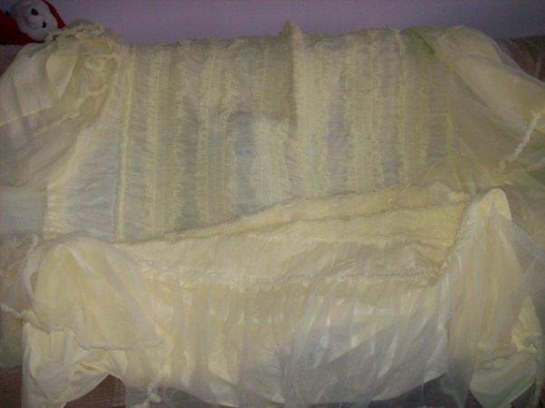 Image 2 of 1 Retro yellow nylon single bedspread