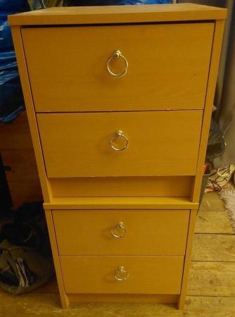 Image 1 of Bedside cabinet x2..very nice units only selling as got anot