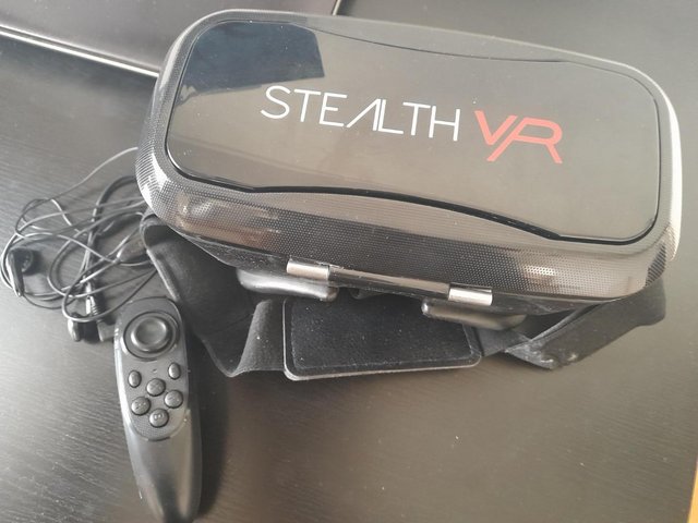 Preview of the first image of Stealth VR Headset with headphones.