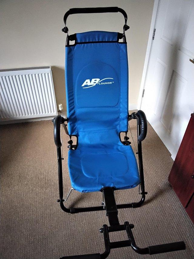 Preview of the first image of AB LOUNGE EXCERCISE WORKOUT CHAIR.