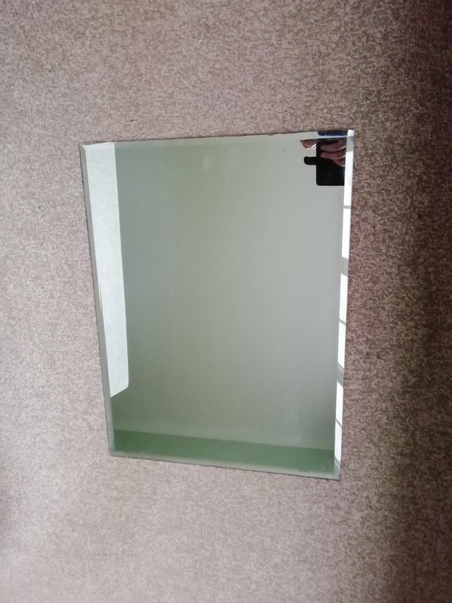Preview of the first image of BEVEL EDGED BATHROOM MIRROR.