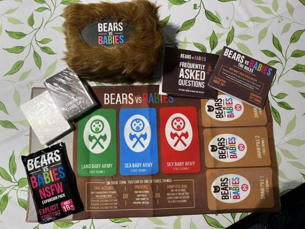 Image 3 of Bears vs Babies Game with Adult Only Expansion set
