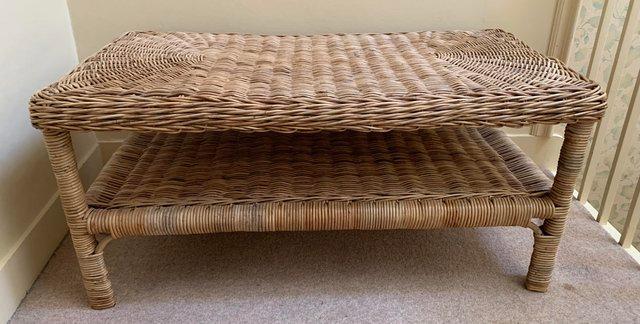 Image 2 of Wicker coffee table . . . . .