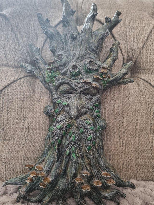 Preview of the first image of Hand made woodspirit/ treebeard.