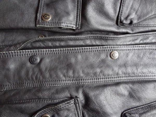 Image 2 of Belstaff Motorcycle black leather Trialmaster jacket