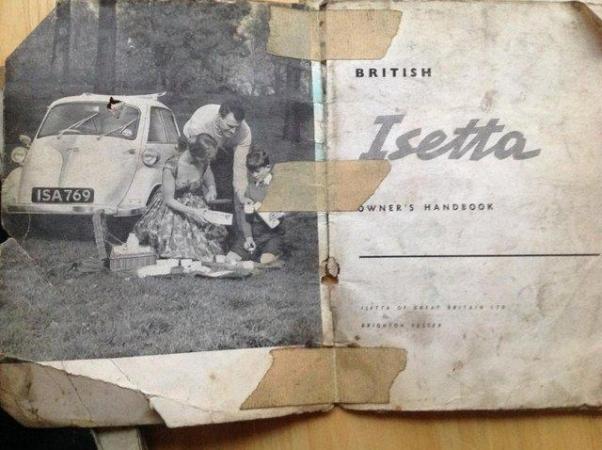 Image 1 of Isetta car owners handbook of the 50s/60s