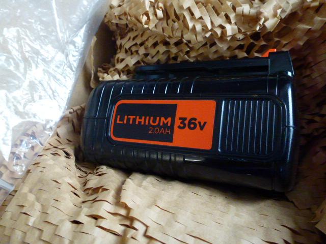 Preview of the first image of BLACK & DECKER 36v LITHIUMBATTERY.