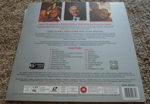 Image 3 of The Lovers’ Guide, Laserdisc (1991)