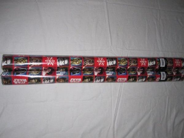 Image 3 of New Christmas star wars wrapping paper