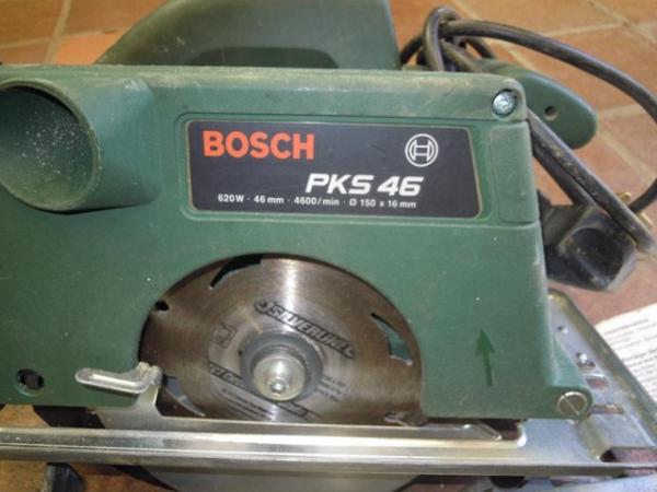 Image 3 of Bosch PKS 46 circular saw 240V