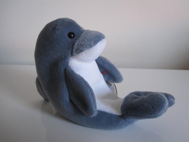 Preview of the first image of Ty beanies Echo the dolphin New with tags.