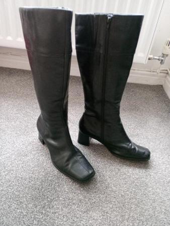 Image 1 of size 7 Leather knee length boots