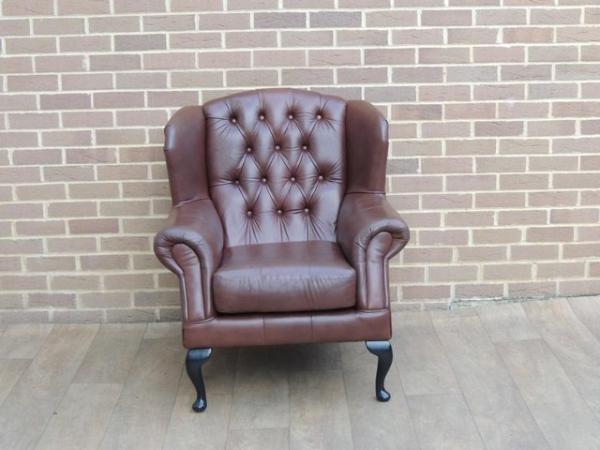 Image 3 of Wyvern Queen Anne Armchair (UK Delivery)