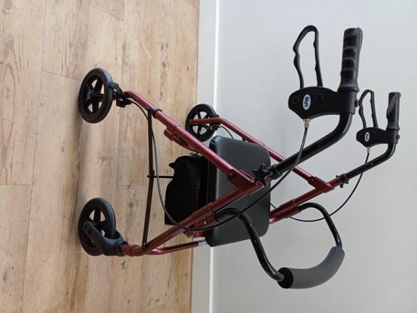 Image 3 of Mobility Walker with chair fitted