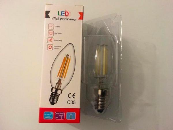 Image 3 of Seven Brand new Energy Saving LED SES Candle bulbs boxed