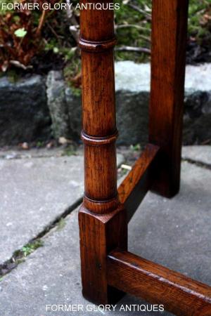 Image 51 of A TITCHMARSH AND GOODWIN OAK CANTED HALL TABLE LAMP STAND