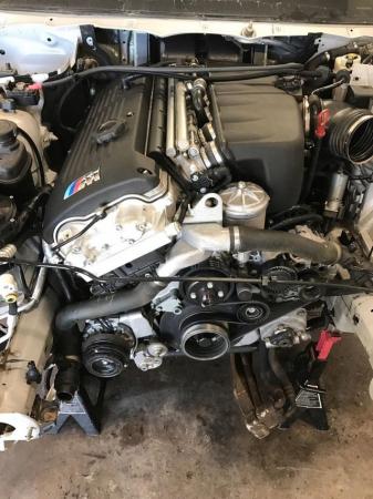 Image 2 of 01-06 BMW E46 M3 S54 3.2L ENGINE MOTOR COMPLETE SMG WIRING D