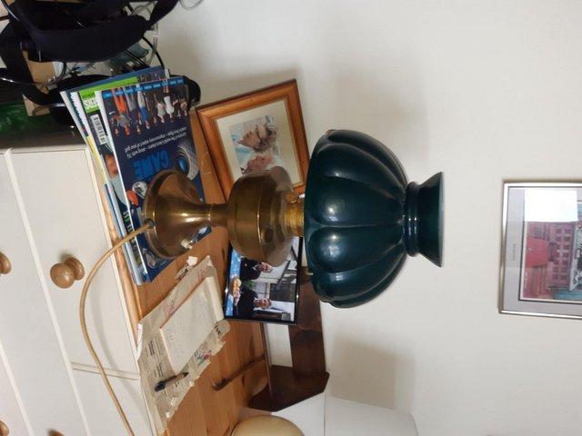 Preview of the first image of VINTAGE ALADDIN LAMP 21C CONVERTED.