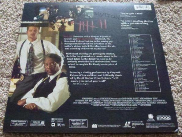 Image 2 of Seven, Laserdisc (1995). Released 1996